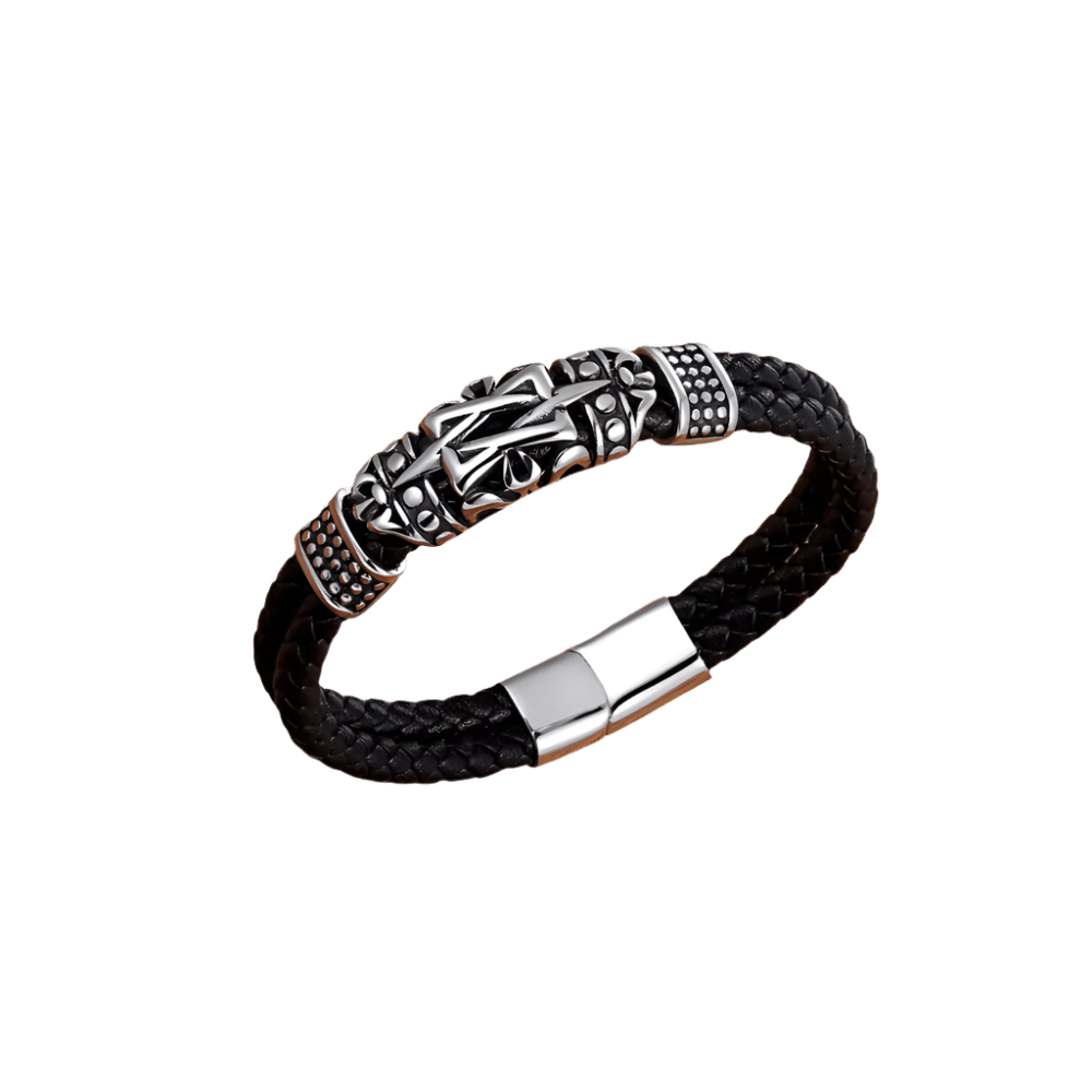 Black Tribal Bracelet - Crucible | Punk/Gothic Jewellery