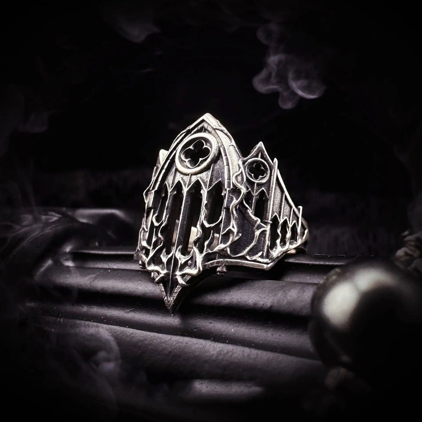 Elven Citadel Ring - Crucible | Punk/Gothic Jewellery