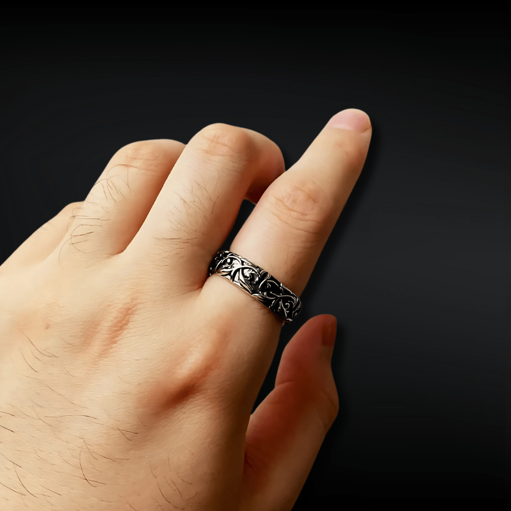 Fallen Angel Ring - Crucible | Punk/Gothic Jewellery