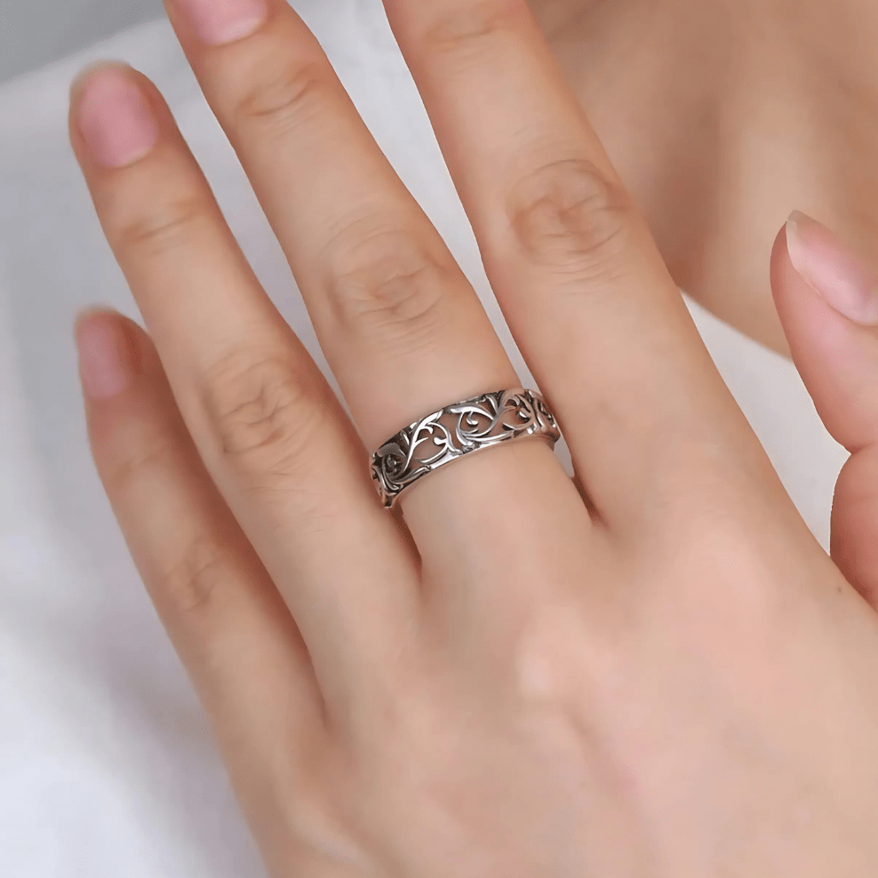 Hollow Angel Ring - Crucible | Punk/Gothic Jewellery