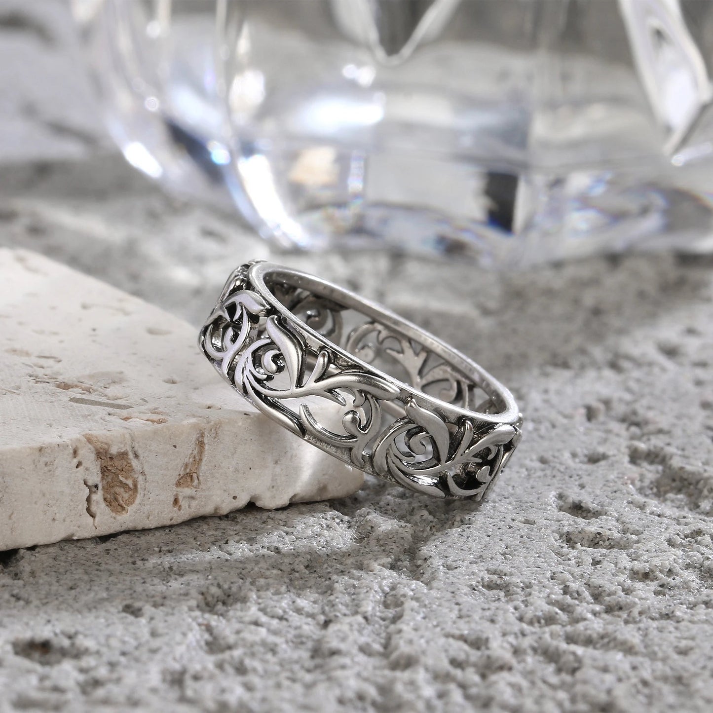 Hollow Angel Ring - Crucible | Punk/Gothic Jewellery