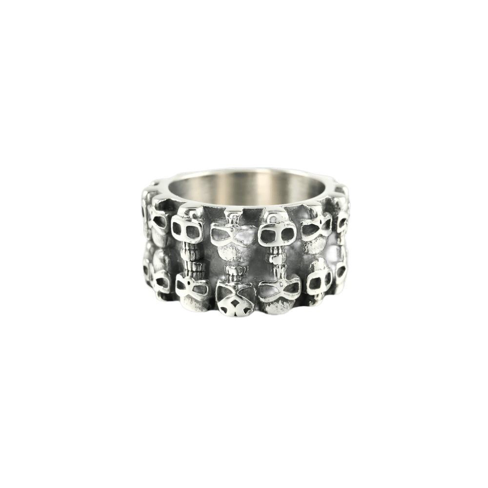 Legion of Skulls Ring - Crucible | Punk/Gothic Jewellery