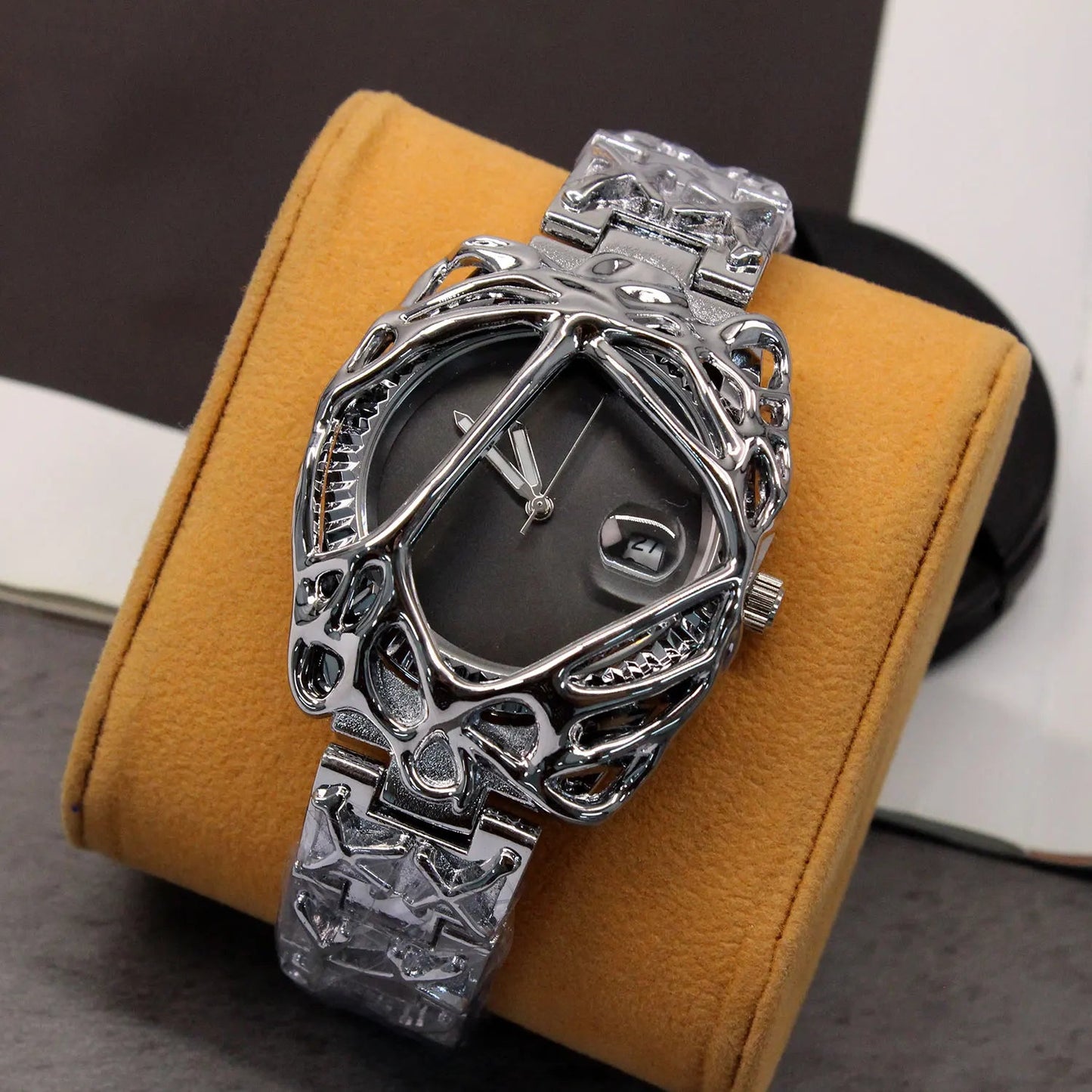 Melted Alloy Watch - Crucible | Punk/Gothic Jewellery