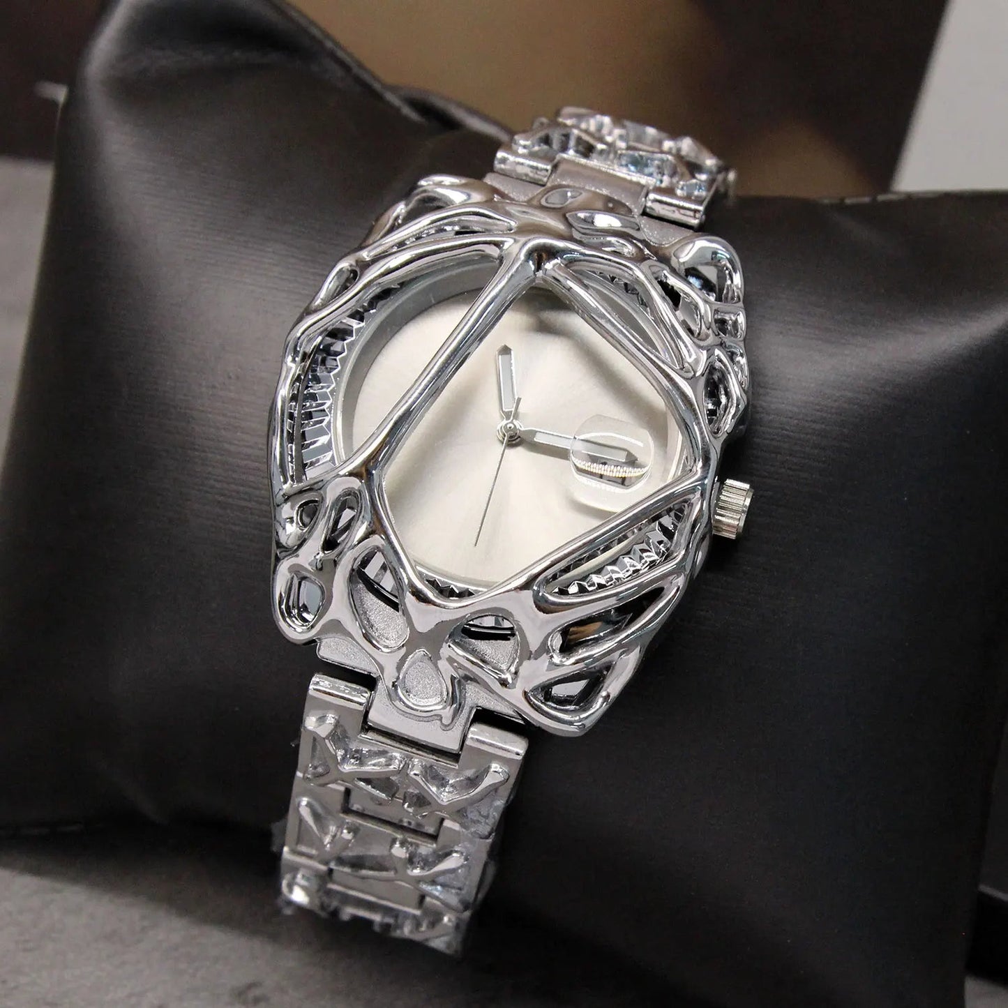 Melted Alloy Watch - Crucible | Punk/Gothic Jewellery