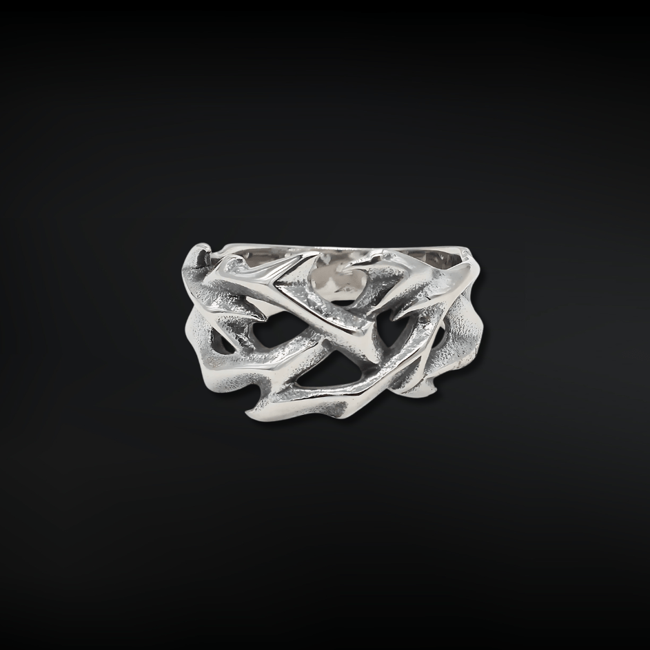 Midnight Thorn Ring - Crucible | Punk/Gothic Jewellery