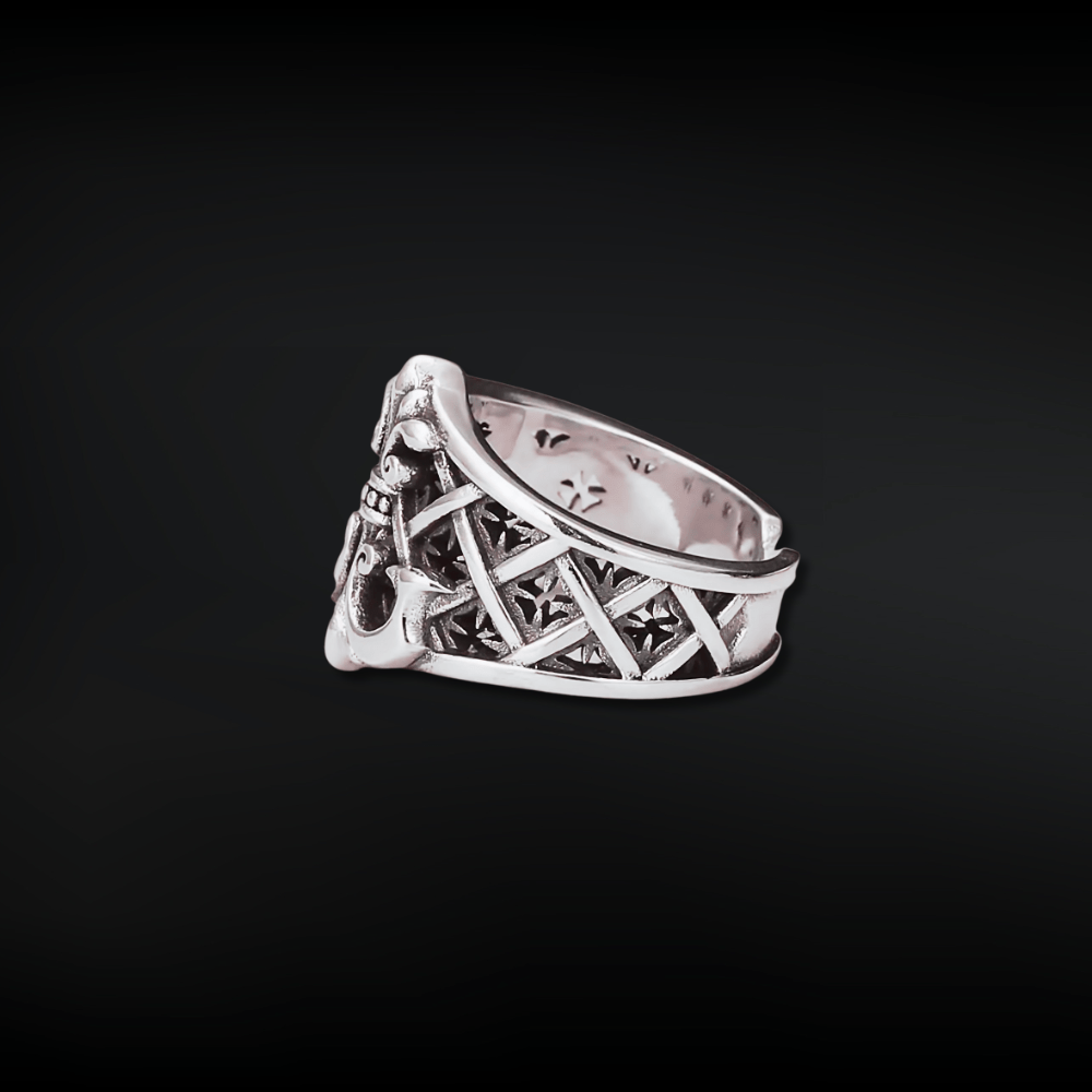 Nocturnal Veil Ring - Crucible | Punk/Gothic Jewellery