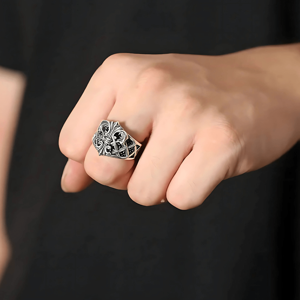 Nocturnal Veil Ring - Crucible | Punk/Gothic Jewellery