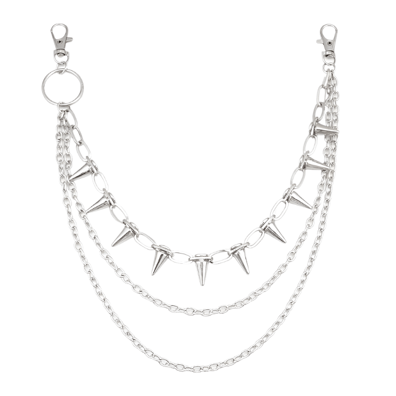 Spiked Wallet Chain - Crucible | Punk/Gothic Jewellery
