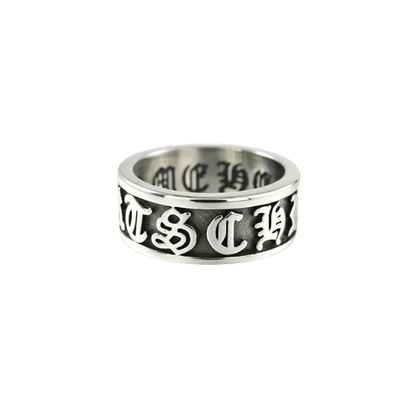 Crucibles' Script Ring - Crucible | Punk/Gothic Jewellery