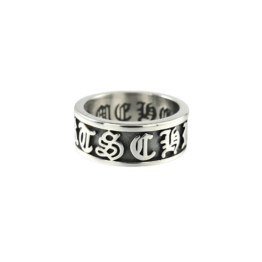 Crucibles' Script Ring - Crucible | Punk/Gothic Jewellery