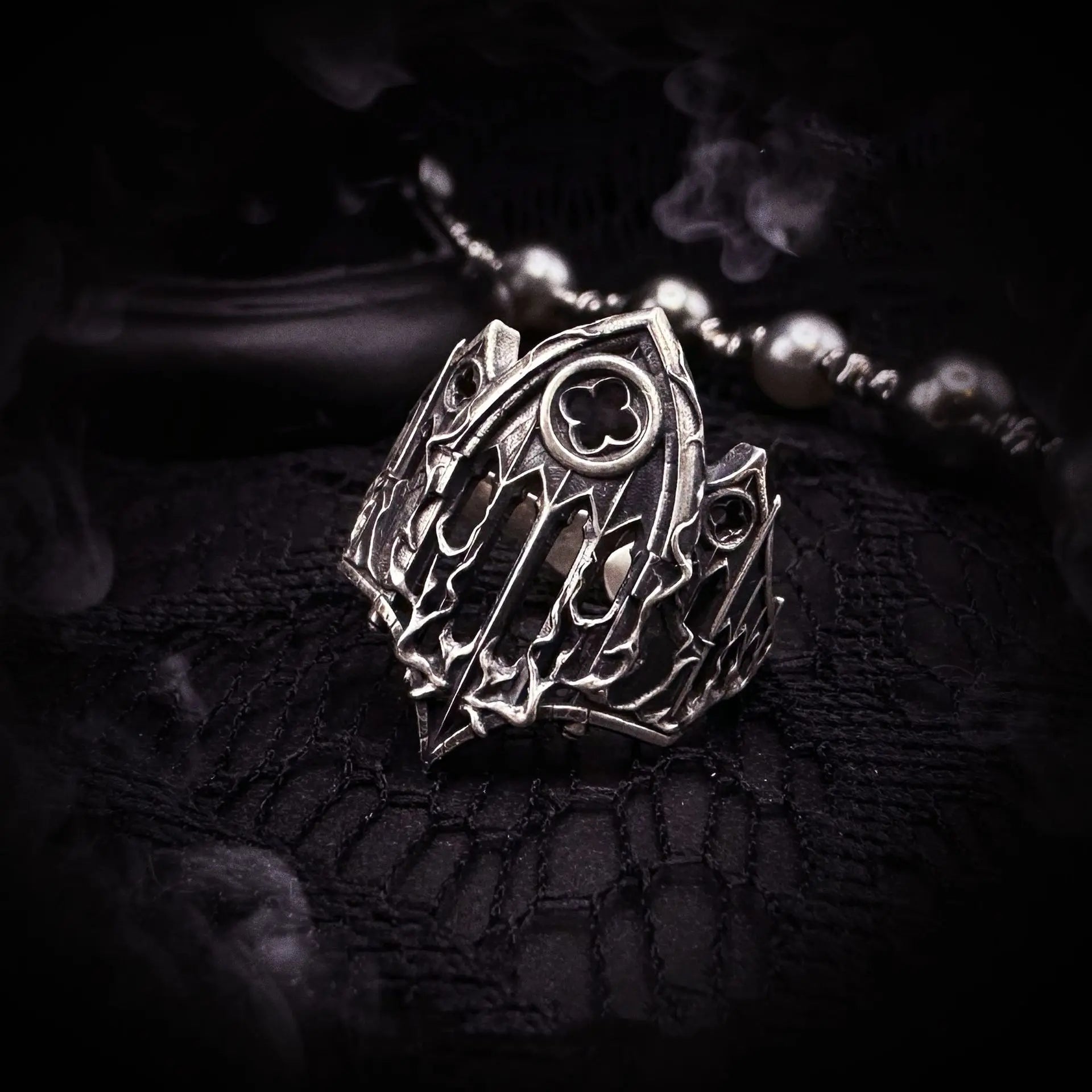 Elven Citadel Ring - Crucible | Punk/Gothic Jewellery