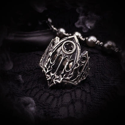 Elven Citadel Ring - Crucible | Punk/Gothic Jewellery