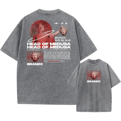 Head of Medusa Graphic Tee - Crucible | Punk/Gothic Jewellery