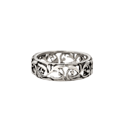 Hollow Angel Ring - Crucible | Punk/Gothic Jewellery
