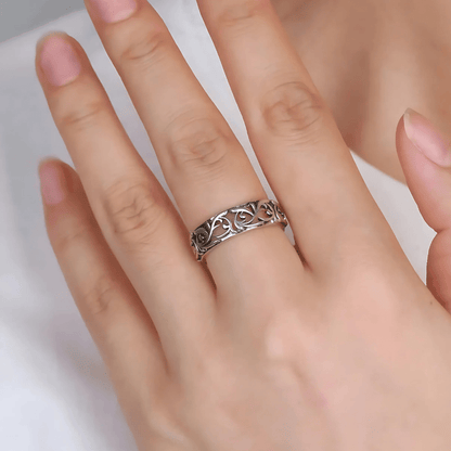 Hollow Angel Ring - Crucible | Punk/Gothic Jewellery