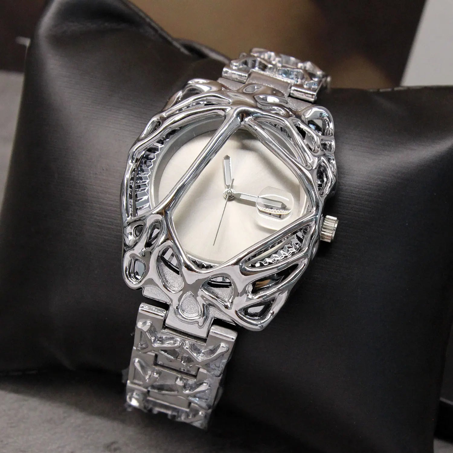 Melted Alloy Watch - Crucible | Punk/Gothic Jewellery