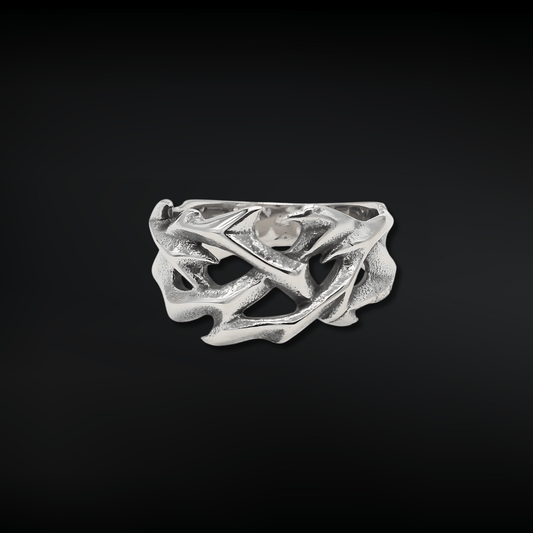 Midnight Thorn Ring - Crucible | Punk/Gothic Jewellery