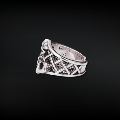 Nocturnal Veil Ring - Crucible | Punk/Gothic Jewellery