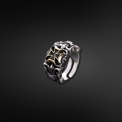 Punk Cross Ring - Crucible | Punk/Gothic Jewellery
