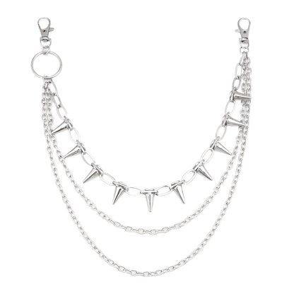 Spiked Wallet Chain - Crucible | Punk/Gothic Jewellery