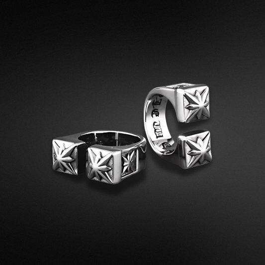 Star Stamped Ring - Crucible | Punk/Gothic Jewellery