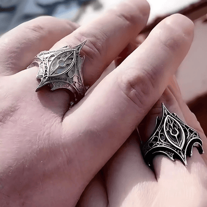 Veridian's Crest Ring - Crucible | Punk/Gothic Jewellery