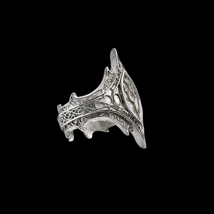 Veridian's Crest Ring - Crucible | Punk/Gothic Jewellery
